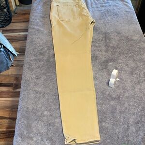 7 For All Mankind Women's Tan Skinny Jeans